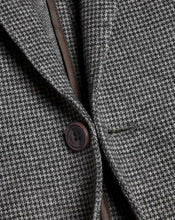 Load image into Gallery viewer, Italian Jersey Puppytooth Jacket - Grey