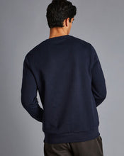 Load image into Gallery viewer, Jersey Crew Neck Sweater - Navy