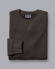 Load image into Gallery viewer, Jersey Crew Neck Sweater - Charcoal