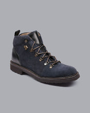 Load image into Gallery viewer, Suede Commando Sole Boots - Steel Blue