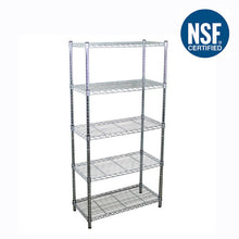 Load image into Gallery viewer, 14″ x 30″ x 60″ 5-Tier Wire Shelving