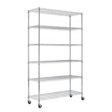 Load image into Gallery viewer, 18″ x 48″ x 72″ 6-Tier Wire Shelving