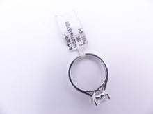 Load image into Gallery viewer, Solitaire Channel-Set Diamond Engagement Ring in 18kt White Gold (0.18 CTW) SKU: 1PCZ1193
