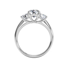 Load image into Gallery viewer, Ritani Three-Stone Diamond Engagement Ring 1RZ1015 SKU: 1RZ1015P-4589