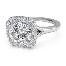 Load image into Gallery viewer, Ritani French-Set Halo Diamond Engagement Ring Style: 1RZ1322