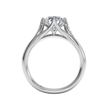 Load image into Gallery viewer, Ritani Vintage Tulip Diamond Engagement Ring Style: 1RZ1379