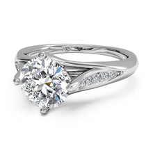 Load image into Gallery viewer, Ritani Vintage Tulip Diamond Engagement Ring Style: 1RZ1379