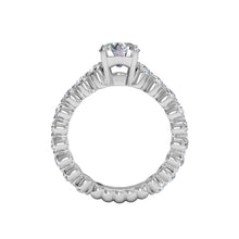 Load image into Gallery viewer, Ritani Shared-Prong Diamond Band Engagement Ring Style: 1RZ1888