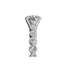 Load image into Gallery viewer, Ritani Shared-Prong Diamond Band Engagement Ring Style: 1RZ1888