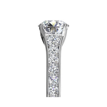 Load image into Gallery viewer, Ritani Tapered Pave Diamond Band Engagement Ring Style: 1RZ2378