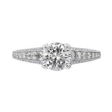 Load image into Gallery viewer, Ritani Modern 18K White Gold Diamond Engagement Ring Style: 1RZ2395