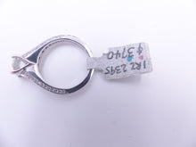 Load image into Gallery viewer, Ritani Modern 18K White Gold Diamond Engagement Ring Style: 1RZ2395
