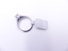 Load image into Gallery viewer, Ritani Modern 18K White Gold Diamond Engagement Ring Style: 1RZ2395