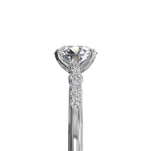 Load image into Gallery viewer, Ritani Solitaire Diamond Modern French-Set Band Engagement Ring Style: 1RZ2841