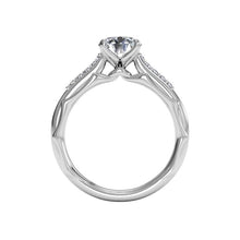 Load image into Gallery viewer, Ritani Solitaire Diamond Modern French-Set Band Engagement Ring Style: 1RZ2841