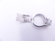 Load image into Gallery viewer, Ritani Masterwork Cushion Halo Diamond 'V' Band Engagement Ring 1RZ3152 SKU: 1RZ3152-4584