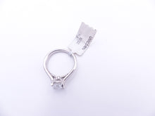 Load image into Gallery viewer, Ritani Solitaire Diamond Engagement Ring with Pave Tulip Detail Style: 1RZ3245-4964