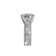 Load image into Gallery viewer, Ritani Grecian Leaf Diamond Band Engagement Ring Style: 1RZ3614