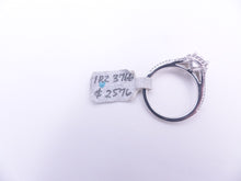 Load image into Gallery viewer, Ritani French-Set Halo Diamond 'V' Band Engagement Ring Style: 1RZ3766
