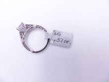 Load image into Gallery viewer, Ritani Lattice Tapered Micropave Diamond Band Engagement Ring Style: 1RZ4185