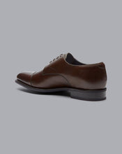 Load image into Gallery viewer, Goodyear Welted Derby Toe Cap Performance Shoes - Chocolate Brown