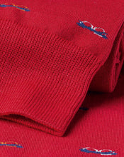 Load image into Gallery viewer, Glasses Motif Socks - Red