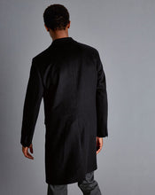Load image into Gallery viewer, Wool Cashmere Overcoat - Black