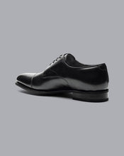 Load image into Gallery viewer, Goodyear Welted Derby Toe Cap Performance Shoes - Black