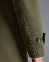 Load image into Gallery viewer, Cotton Classic Raincoat - Olive Green