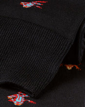 Load image into Gallery viewer, Frog Motif Socks - Black