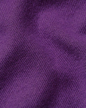 Load image into Gallery viewer, Cashmere Zip Neck Sweater - Purple
