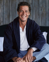 Load image into Gallery viewer, Glasses Motif Pajama Bottoms - Cornflower Blue