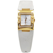 Load image into Gallery viewer, Omega Constellation QUADRA Quartz Yellow Gold on Leather Strap Ladies Watch