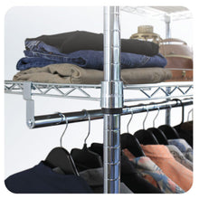 Load image into Gallery viewer, 3-Tier Garment Rack | Single Rod | 18″ x 36″ x 72″