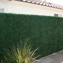 Load image into Gallery viewer, 3.5 ft. H x 3.5 ft. W Artificial Plants Milan Hedge Polyethylene Fence Panel (Set of 2)