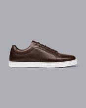 Load image into Gallery viewer, Leather Sneakers - Chocolate