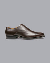 Load image into Gallery viewer, Leather Oxford Shoes - Dark Chocolate