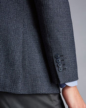Load image into Gallery viewer, Textured Wool Jacket - Denim Blue
