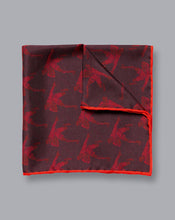 Load image into Gallery viewer, England Rugby Player Pocket Square - Berry