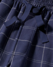 Load image into Gallery viewer, Check Pajama Bottoms - Navy & White