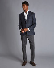 Load image into Gallery viewer, Eco Blend Windowpane Check Jacket - Blue