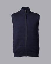Load image into Gallery viewer, Merino Funnel Neck Vest - Navy