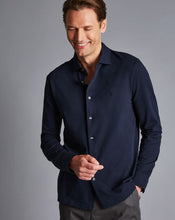 Load image into Gallery viewer, Pique Jersey Shirt - Navy