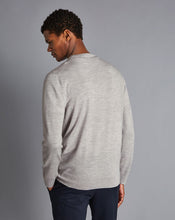 Load image into Gallery viewer, Merino Crew Neck Sweater - Silver