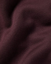 Load image into Gallery viewer, Long Sleeve Polo Sweatshirt - Wine