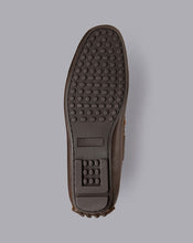 Load image into Gallery viewer, Leather Driving Loafer - Dark Chocolate