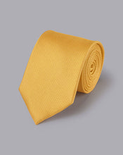 Load image into Gallery viewer, Stain Resistant Silk Tie - Sunflower