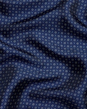 Load image into Gallery viewer, Ditsy Floral Print Pocket Square - Cobalt Blue