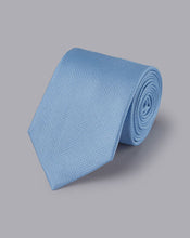 Load image into Gallery viewer, Stain Resistant Silk Tie - Sky Blue