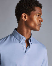 Load image into Gallery viewer, Smart Short Sleeve Jersey Polo - Sky